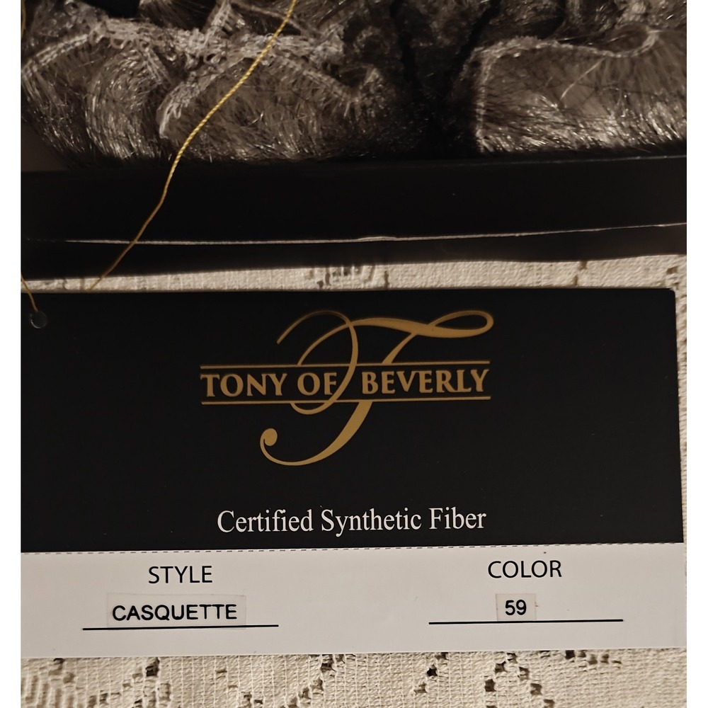 Tony Of Beverly Cascade Color Number 59 Synthetic Hairpiece New Inbox - Picture 4 of 8